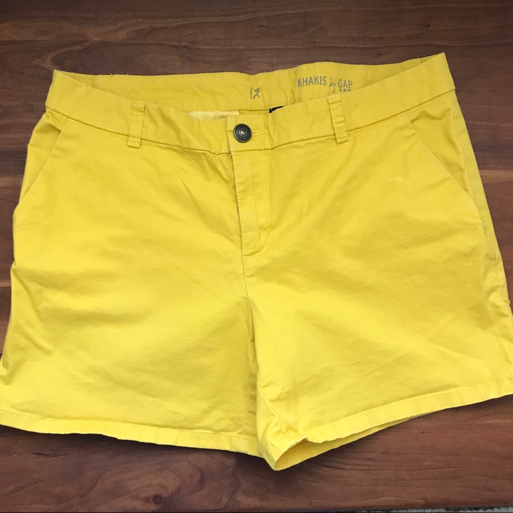 Yellow Chino Shorts